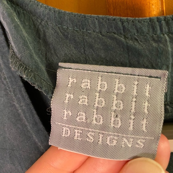 Satiny Forest Green Vintage Dress - Picture 3 of 4